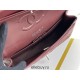 Chanel Classic Flap bag Medium 25 Burgundy Silver Hardware Lambskin Hass Factory leather 25x16x7cm