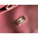 Chanel Classic Flap bag Medium 25 Burgundy Gold Hardware Lambskin Hass Factory leather 25x16x7cm