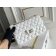 Chanel Classic Flap bag Small 23 White Silver Hardware Lambskin Hass Factory leather 15x23x6cm