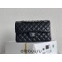 Chanel Classic Flap bag Small 23 Black Silver Hardware Lambskin Hass Factory leather 15x23x6cm