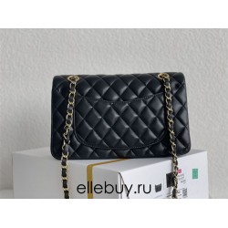 Chanel Classic Flap bag Small 23 Black Gold Hardware Lambskin Hass Factory leather 15x23x6cm