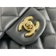 Chanel Classic Flap bag Small 23 Black Gold Hardware Lambskin Hass Factory leather 15x23x6cm