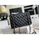 Chanel Classic Flap bag Small 23 Black Champagne Gold Hardware Lambskin Hass Factory leather 15x23x6cm