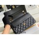 Chanel Classic Flap bag Small 23 Black Gold Hardware Lambskin Hass Factory leather 15x23x6cm