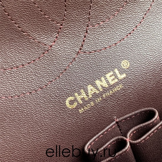 Chanel Classic Flap bag Jumbo 30 Black Gold Hardware Lambskin Hass Factory leather 20x30x10cm