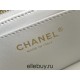 Chanel Classic Flap bag Mini 20 White Gold Hardware Camellia Clasp Lambskin Hass Factory leather 13x20x6cm