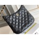 Chanel 22K Hobo Black Gold Hardware Large 30 Lambskin Hass Factory leather 26x30x7cm