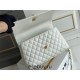 Chanel 23P Coco Handle Large 29cm White Gold Hardware Caviar Leather Hass Factory leather 29x18x12