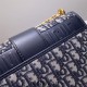 Dior 30 Montaigne Montaigne Chain Bag Medium 24 Classic Blue Oblique Model 9011 Size 25x15x8cm