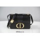 Dior 30 Montaigne Montaigne Chain Bag Medium 25 White Silver Clasp Full Leather Model 9011 Size 25x15x8cm