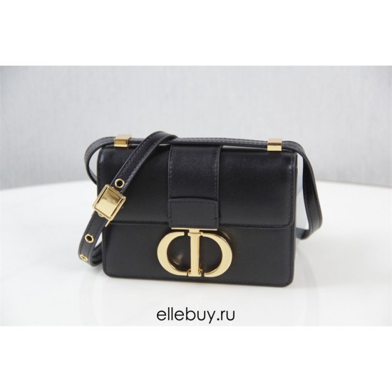 Dior 30 Montaigne Montaigne Chain Bag Medium 25 White Silver Clasp Full Leather Model 9011 Size 25x15x8cm