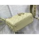 Lady Dior Bag, Grey-Green Lambskin, Champagne Gold Hardware, Small   Four Blocks   20, Size: 20cm