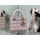 Lady Dior Bag, Pink Lambskin, Champagne Gold Hardware, Small   Four Blocks   20, Size: 20cm