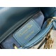 Lady Dior Micro Bag, 12, Blue Lambskin, Champagne Gold Hardware, Size: 12x10x5cm