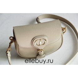 Dior Bobby Bag, Milky White, Gold Hardware, Medium 22, Model 2020, Size: 22x17x6cm