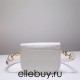 Dior Bobby Bag, White, Gold Hardware, Small 18, Model 2020, Size: 18x14x5cm