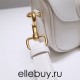 Dior Bobby Bag, White, Gold Hardware, Small 18, Model 2020, Size: 18x14x5cm