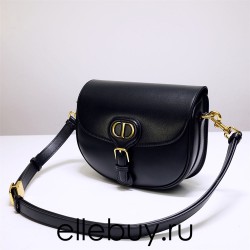 Dior Bobby Bag, Black, Gold Hardware, Medium 22, Model 2020, Size: 22x17x6cm