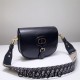 Dior Bobby Bag, Black, Gold Hardware, Medium 27, Model 2020, Size: 27x20x8cm