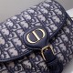 Dior Bobby Bag, Classic Blue Oblique, Medium 22, Model 2020, Size: 22x17x6cm