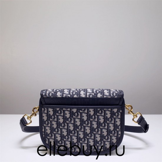 Dior Bobby Bag, Classic Blue Oblique, Medium 22, Model 2020, Size: 22x17x6cm