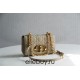 Dior Caro Chain Bag, Apricot, Gold Hardware, Calfskin, Small 20, Size: 20x12x7cm