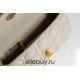 Dior Caro Chain Bag, Apricot, Gold Hardware, Calfskin, Small 20, Size: 20x12x7cm