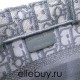 Dior Book Tote, Classic Grey Oblique Embroidery, Large 42, Size: 42x35x18cm