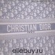 Dior Book Tote, Classic White Oblique Embroidery, Large 42, Size: 42x35x18cm