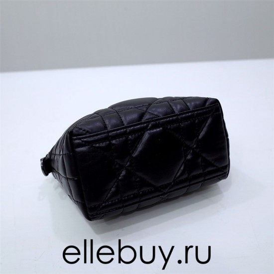 Dior Travel Nomad Clutch, Black Calfskin, Small 15, Size: 15x10x8cm