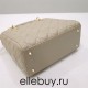 Lady Dior 5-Compartment Bag, 24, Apricot Lambskin, Champagne Gold Hardware, Size: 24x20x11cm