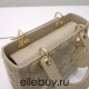 Lady Dior 5-Compartment Bag, 24, Apricot Lambskin, Champagne Gold Hardware, Size: 24x20x11cm