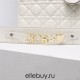 Lady Dior Four Blocks 20 (Style: 8878) Lambskin, White, Silver Hardware, Size: 20x16.5x8cm