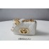 Dior Caro 2023 Micro Mini (Style: 2023 Mini) Soft Calfskin, White, Gold Hardware, Size: 13x8x4cm