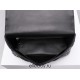 Dior Caro Calfskin, Black, Deep Silver Hardware, Medium (25.5x15.5x8cm)