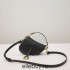 Dior Saddle Bag, Black Calfskin, Gold Hardware, Small (21x18x5cm)