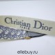 Dior Oblique Shoulder Strap, Classic Gray, Gold Hardware