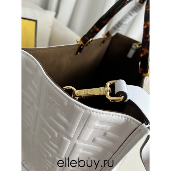 Fendi Sunshine Tote Large 35 Gray 35x31x17cm