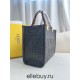 Fendi Sunshine Tote Small 22.5 Gray 22.5x22.5x12cm