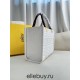 Fendi Sunshine Tote Small 22.5 White 22.5x22.5x12cm