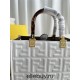 Fendi Sunshine Tote Small 22.5 White 22.5x22.5x12cm