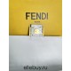 Fendi Baguette Medium 27 Chain White All Leather Gold Hardware 27x15x6cm 211