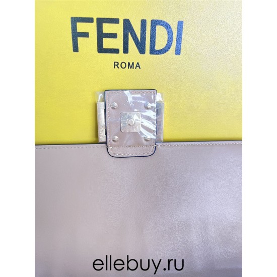 Fendi Baguette Medium 27 Chain Yellow All Leather Gold Hardware 27x15x6cm 211