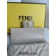 Fendi Baguette Mini 19 Chain Apricot All Leather Gold Buckle 19x11.5x4cm