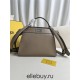 Fendi Peekaboo I See You Small 27 Gray Silver Clasp 27x20x11cm