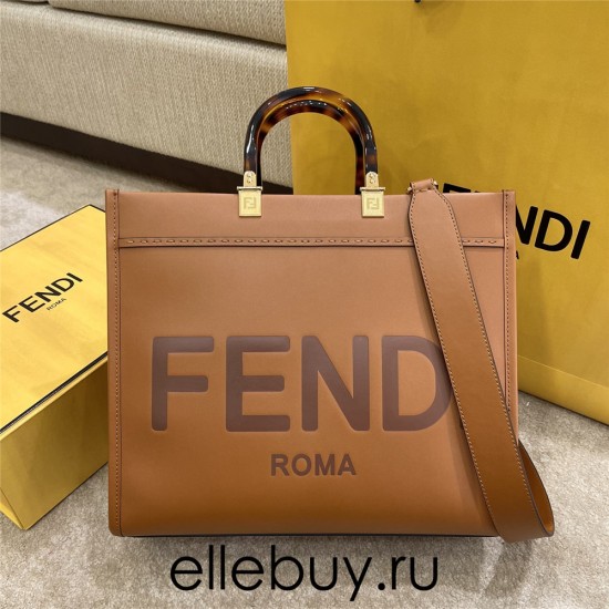 Fendi  Sunshine Tote Large 35 Brown 35x31x17cm