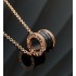 Bvlgari B.ZERO1 Necklace Black ceramic rose gold (Only 1 pcs for each customer)