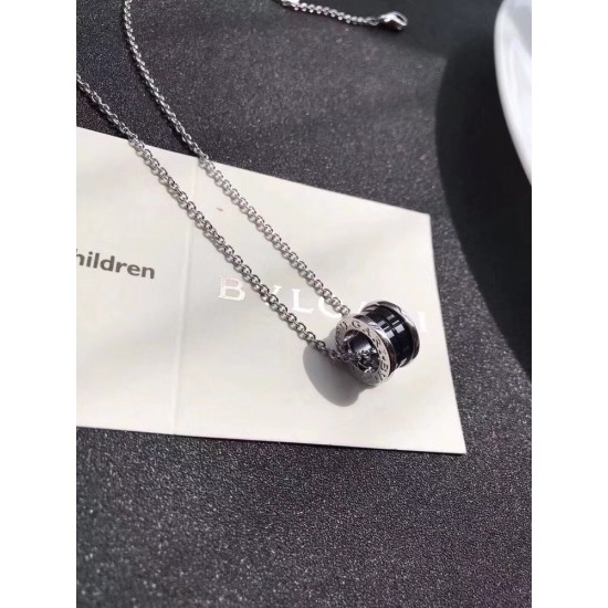 Bvlgari B.ZERO1 Necklace Black ceramic silver (Only 1 pcs for each customer)