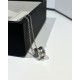 Bvlgari B.ZERO1 Necklace spring silver with side diamonds (Only 1 pcs for each customer)