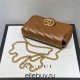 Gucci GG Marmont Mini, 16.5, Brown, Gold Hardware, Size: 16.5x10x5cm, Model: 476433